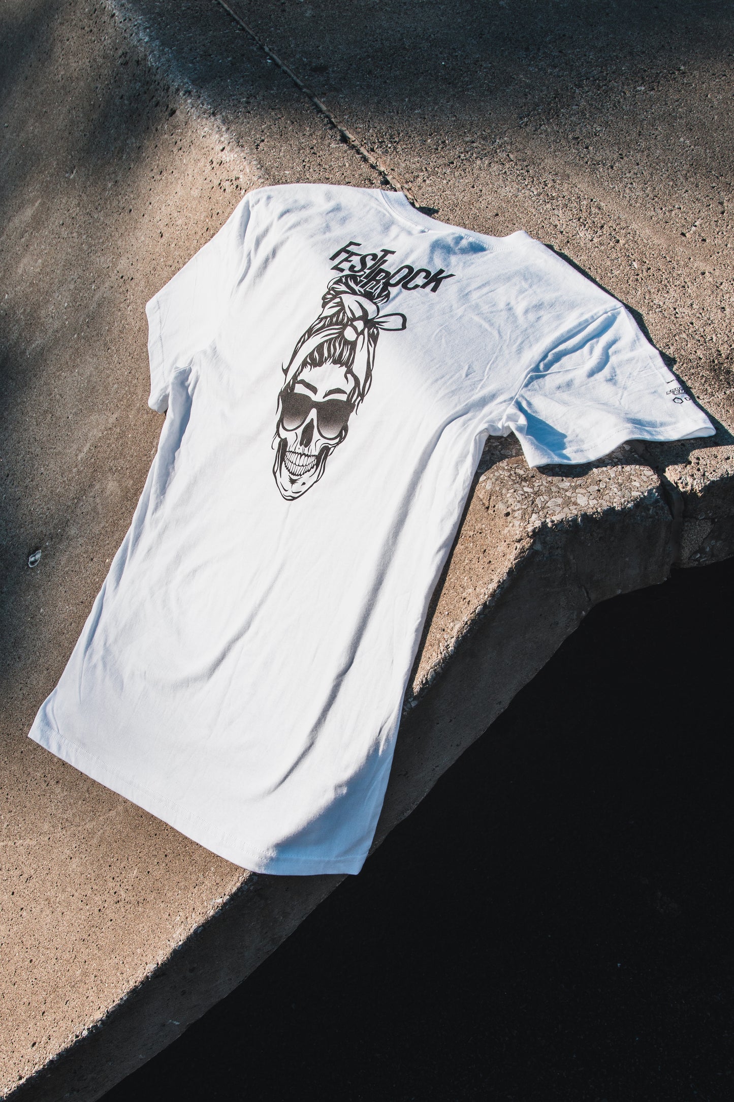 T-shirt à manches courtes blanc - FestiRock