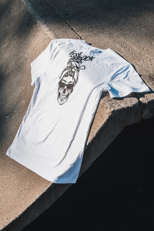 T-shirt à manches courtes blanc - FestiRock