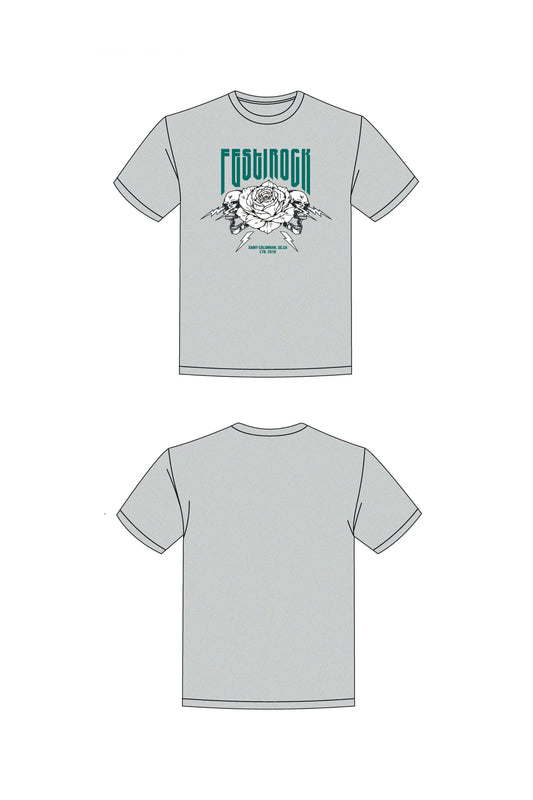 T-shirt à manches courtes gris - FestiRock