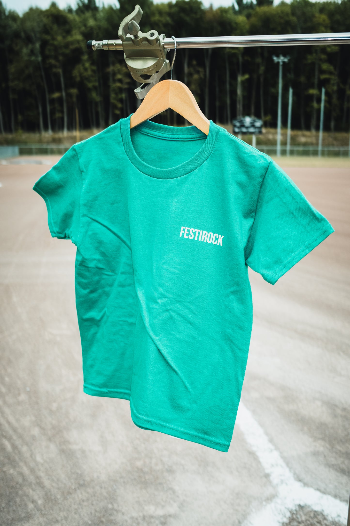 T-shirt à manches courtes turquoise junior - FestiRock