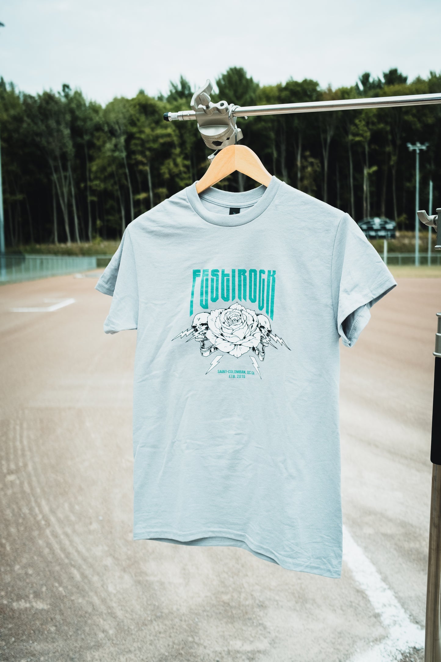 T-shirt à manches courtes gris - FestiRock